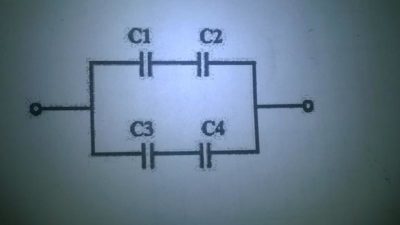 как определить общую емкость конденсаторов