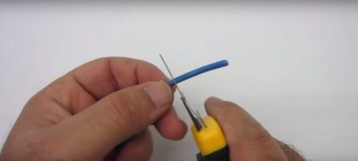 как правильно зачищать провода